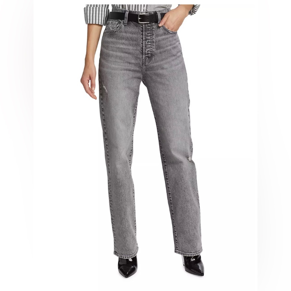 PISTOLA Cassie High Rise Straight-Leg Jeans Whittier 32